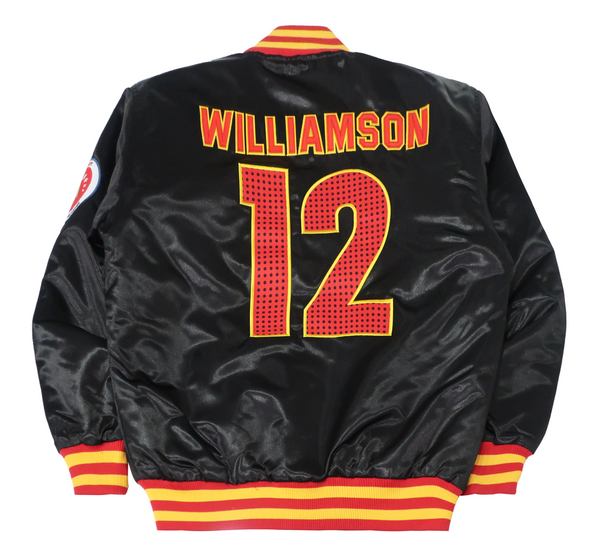 MEN BLACK MC DEE WILLIAMSON HIGH SCHOOL SATIN JACKET