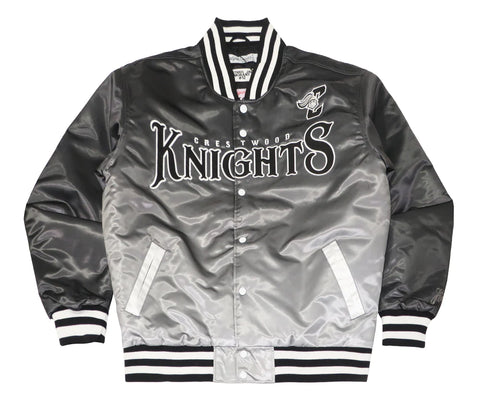 MEN BLACKISH GRAY JA MORANT H.S SATIN JACKET