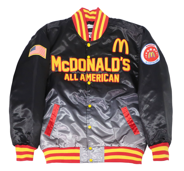 MEN BLACK MC DEE DAVIS HIGH SCHOOL SATIN JACKET