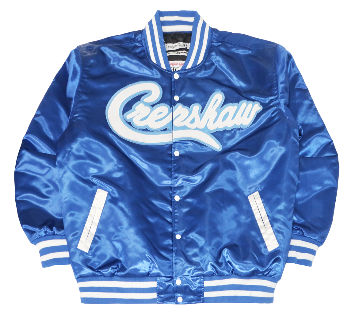 MEN NIPPSIE BLUE KOBE BRYANT HIGH SCHOOL SATIN JACKET