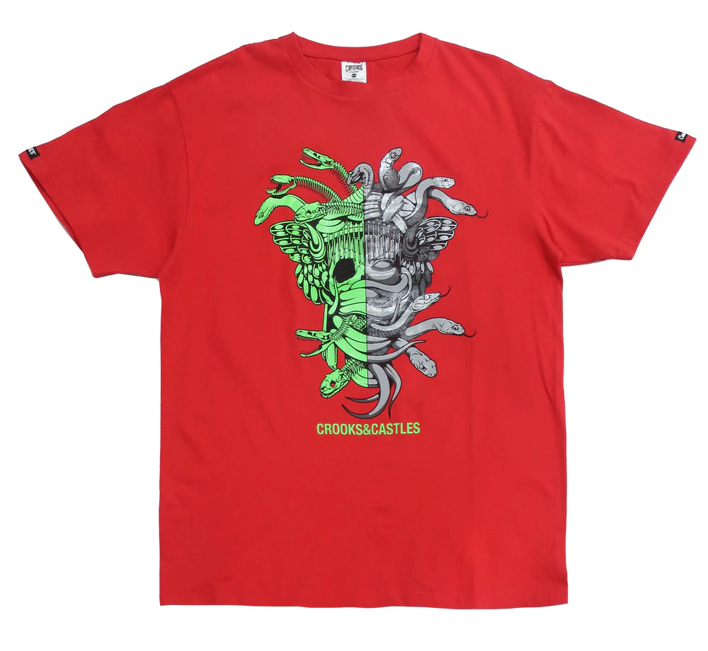 MEN PLUS SIZE RED CROOKS & CASTLES TEE