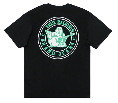 MEN GREEN BACK DESIGN TRUE RELIGION TEE