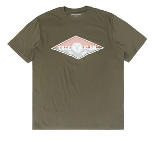 MEN GREEN/ORANGE TRUE RELIGION TEE