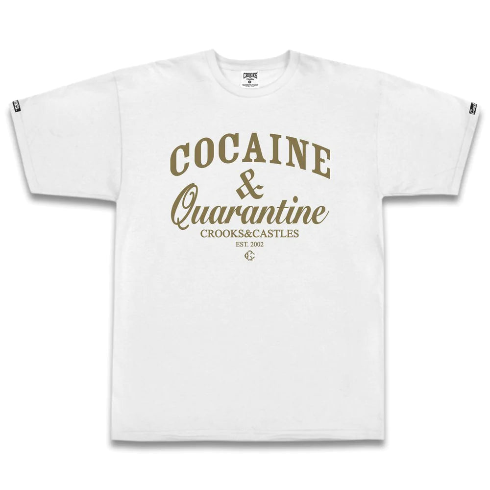 MEN WHITE COCA CROOKS & CASTLES TEE
