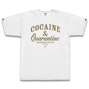 MEN WHITE COCA CROOKS & CASTLES TEE