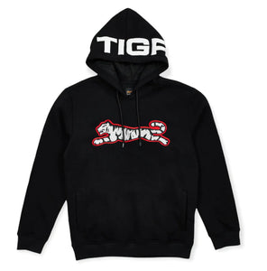 MEN BLACK LETIGRE BIG CAT HOODIE