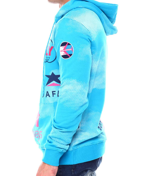 MEN BORN FLY SKY BLUE EXTRA FLY CLUB HOODIE