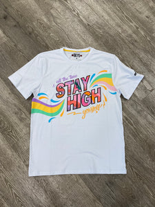 MEN WHITE STAY HIGH TEE