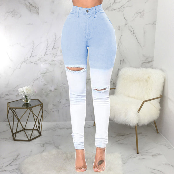 Tye Die Fashion slim high waist jeans Leggings