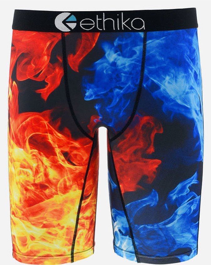 Men Underwear MIX FIRE Fashionable digital printed pants