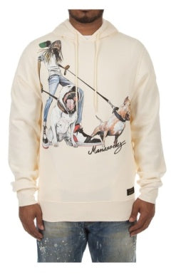 MEN AKOO WHISPER WHITE PITTY HOODIES