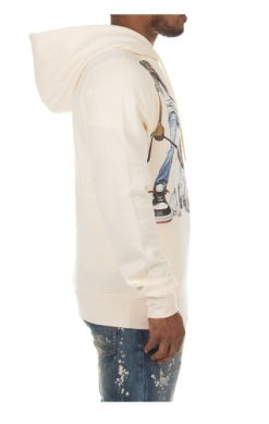 MEN AKOO WHISPER WHITE PITTY HOODIES