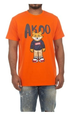 MEN AKOO ORANGE BANNER SLICK SS KNIT SS KNIT TEE