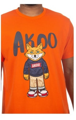 MEN AKOO ORANGE BANNER SLICK SS KNIT SS KNIT TEE