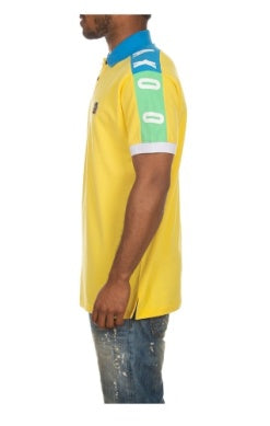 MEN AKOO YELLOW GREENWOOD SS POLO