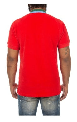 MEN AKOO RED ROYAL SS POLO SHIRT