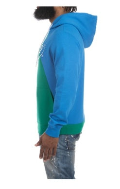 MEN GREEN/ BLUE AKOO ZIG ZAG HOODIE