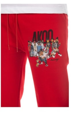 MEN RED AKOO STEADY SWEATS