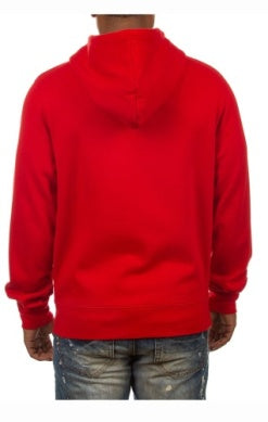 MEN RED AKOO CREW HOODIE