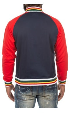 MEN BLUE/ RED AKOO ICONIC TRACK JACKET