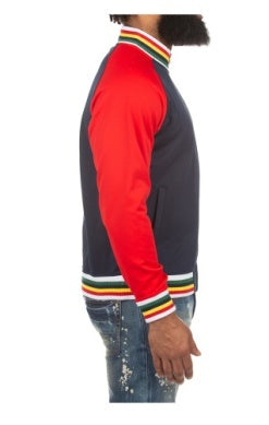 MEN BLUE/ RED AKOO ICONIC TRACK JACKET