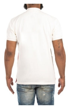 MEN AKOO WHISPER WHITE SHADOW SS POLO