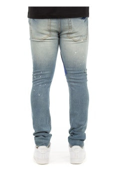 MEN AKOO BLUE CROWN JEAN