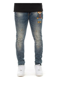 MEN AKOO BLUE PARKS DENIM JEANS