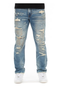 MEN AKOO BLUE SUMMIT JEAN (SKULK FIT)