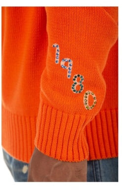 MEN AKOO RED ORANGE ORANTE SWEATER