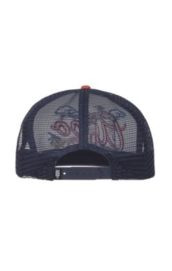 MEN AKOO BLUE DEPTHS SLICK SNAPBACK HAT