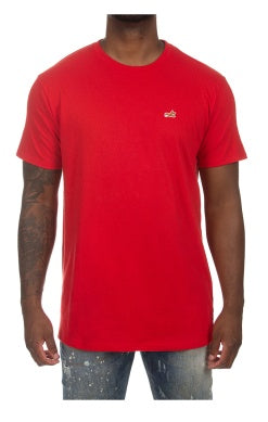 MEN AKOO RED SNOBBY SS KNIT TEE