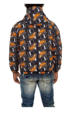 MEN ACKOO SLICK'D BOMBER JACKET