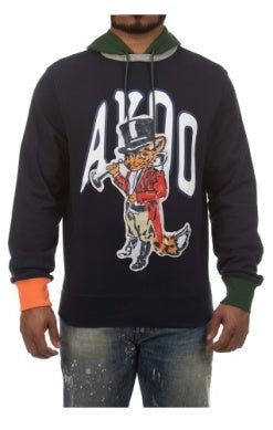 MEN ACKOO NAVY SLICK WORK HOODIE