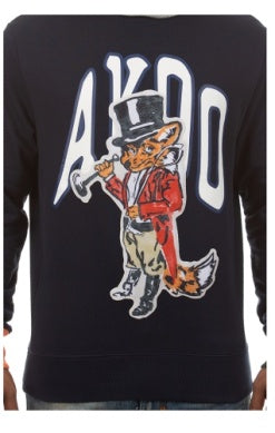 MEN ACKOO NAVY SLICK WORK HOODIE