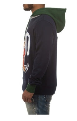 MEN ACKOO NAVY SLICK WORK HOODIE