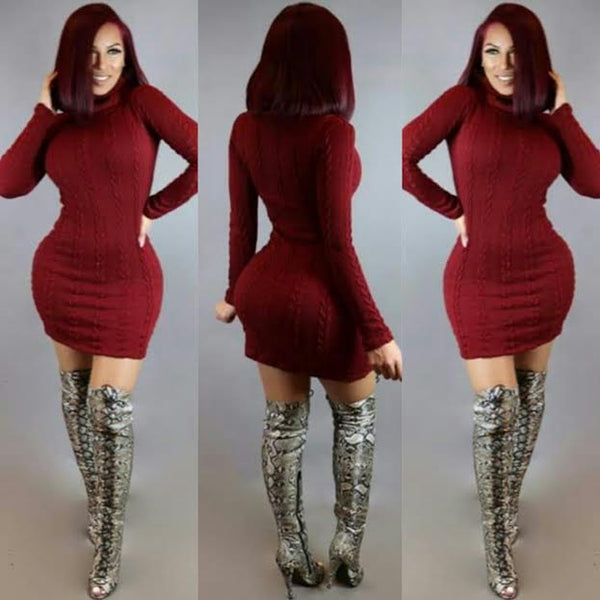 Thick Classy Sweater Dress