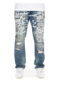 MEN AKOO BLUE DISTRICT  JEANS (culture fit)