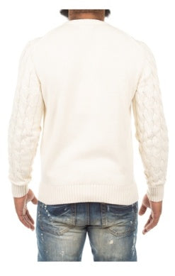 MEN WHITE AKOO SINATRA SWEATER