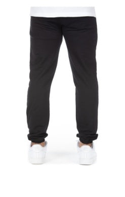 MEN AKOO BLACK SLICK SWEATPANTS